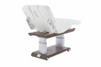 Массажный стол электричеcкий MED-MOS ММКМ-2 (КО-159Д) белый/коричневый