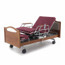 Кровать для лежачих больных с матрасом электрическая MED-MOS DB-2B с поворот.креслом в левую сторону (коричневый)