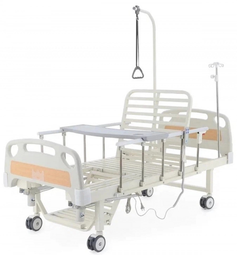 Кровать электрическая MED-MOS YG-2 (ABS, 6 секций, матрас, уголки, столик, ванночка, К)