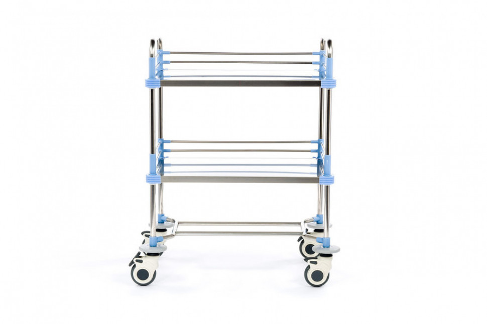 Столик-тележка инструментальный "Медицинофф" F-17 (04518)