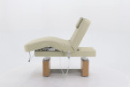 Массажный стол электрический MED-MOS ММКМ-2 (КО-160.1Д) светло-бежевый/светлое дерево, с подогревом ложа